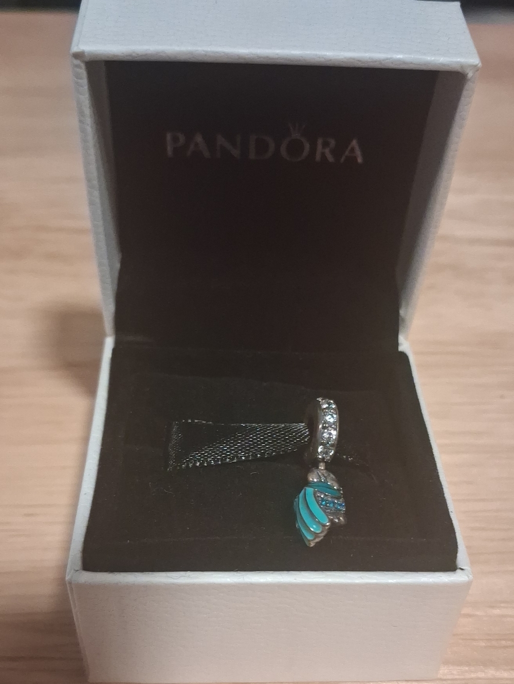 Pandora  Bird Turquoise  Dangle Charm